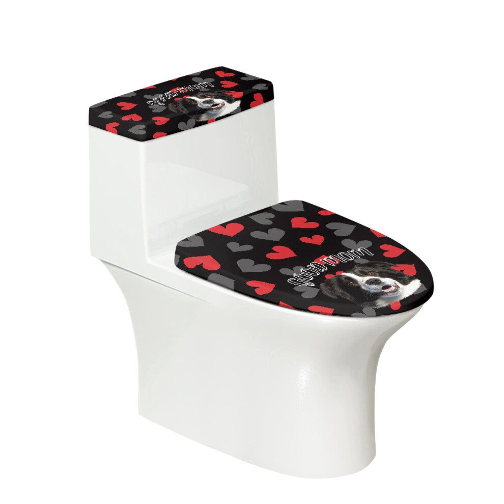 Dog Toilet Lid Cover Set Elastic Edge Reusable 2 Pcs 913211574621