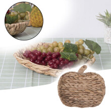 Clearance Woven Pumpkin & Willow Tray – Multi-Function Desktop Storage Organizer, Compatible with Home/Office Decor