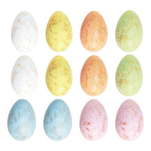 Gold Glass Easter Egg Decorative Centerpiece