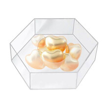 Clear Acrylic Fillable Wedding Cake Stand, Cylinder Tier Display for Wedding, Birthday & Party – Compatible with Standard Cakes