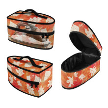 Dustproof Travel Iron Storage Bag Most Iron Maple Leaf Pattern Portable Travel Steamer Carrier Bag, Bag Only