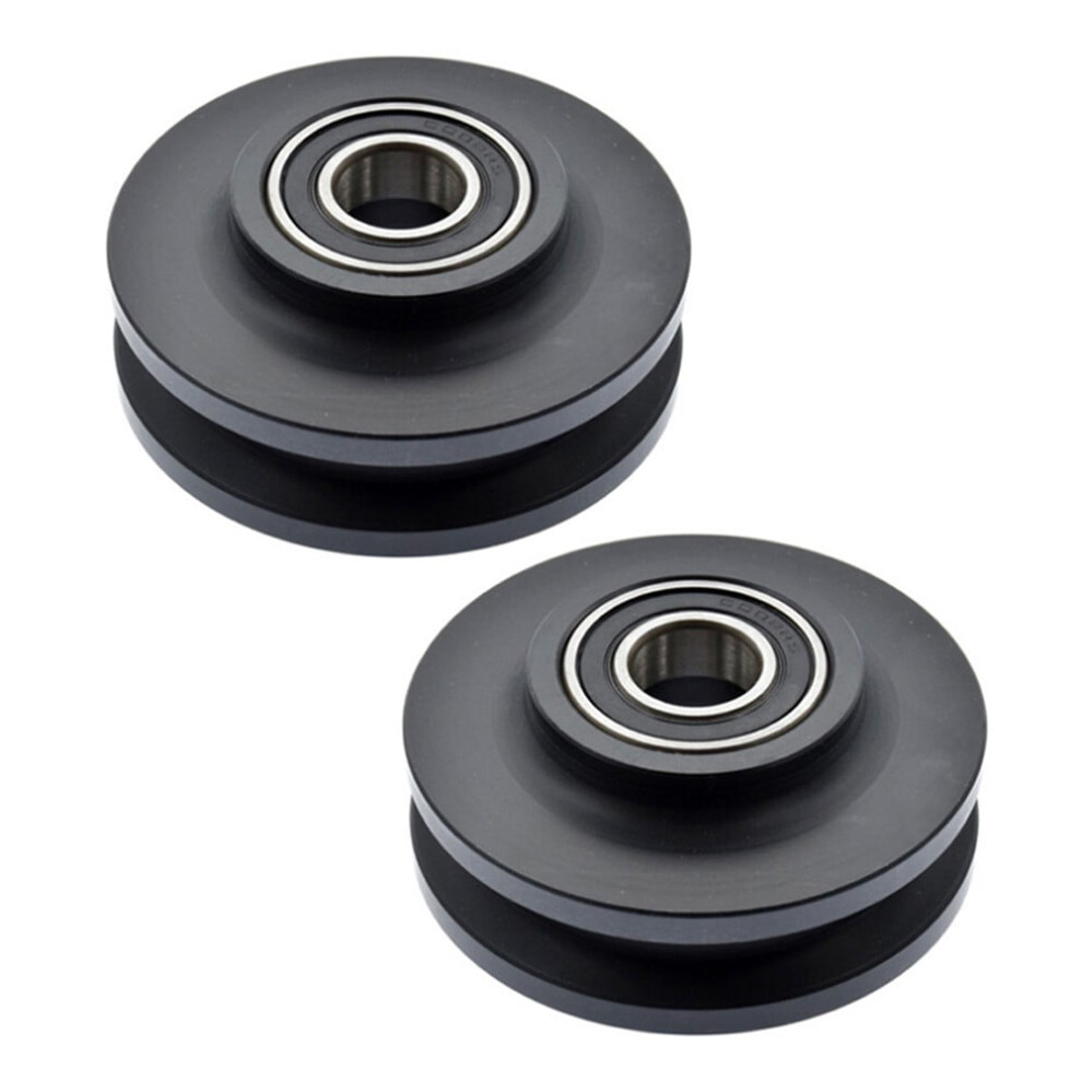 2 Pack Sliding Barn Door Wheels Heavy Duty Cabinet Window Pulleys Quiet 9327961753747