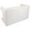 Bathroom Footstool Toilet Step Stool PP White Anti-slip 1Pack 1