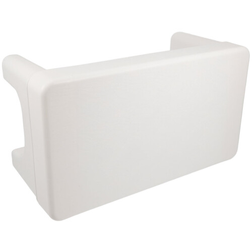 Bathroom Footstool Toilet Step Stool PP White Anti-slip 1Pack