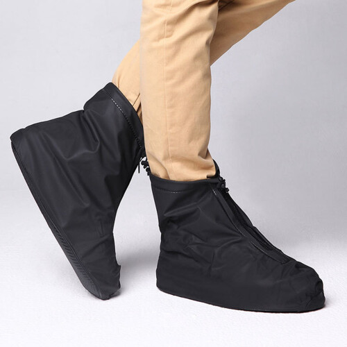Willtoo Waterproof Shoe Covers Reusable Foldable Slip-Proof