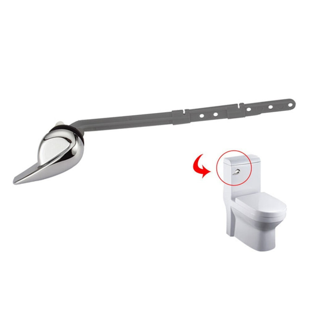 Abs Toilet Tank Flush Lever Replacement Toilet Handle Toilet Flush Handle Black 9327961752146
