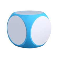 Dry Erase Dice, 4x4 Inches Multipurpose Colorful Write On Wipe Off Dry Erase Blocks, White Boards Dice Cubes for Numbers