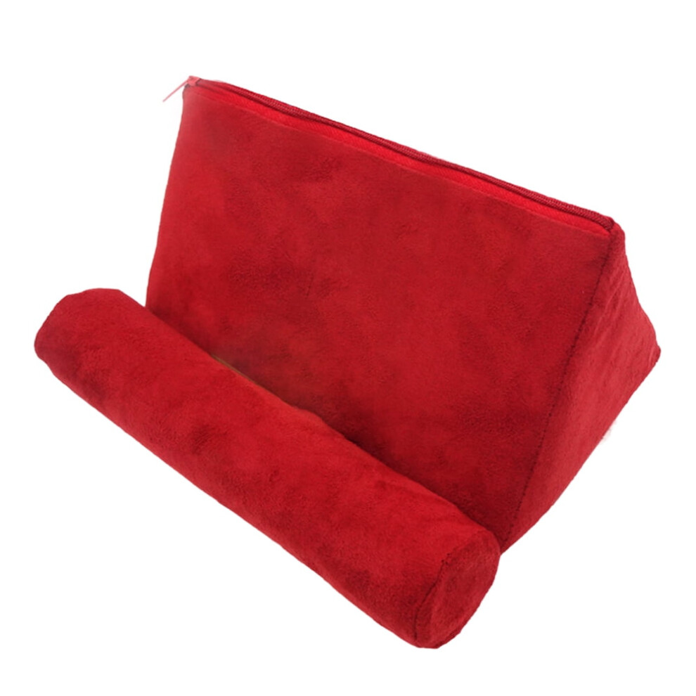 Tablet Pillow Stand, Cushion Tablet Stand & Holder, Universal Phone And Pad Holder For Lap, Knee, Sofa And Bed (Red) Red 9327961754201
