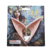 Soft Fairy Ears with Pointed Tips, Anime Party Accessories Compatible with Halloween, Christmas, Masquerade & Cosplay