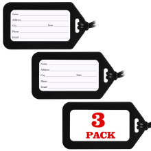 Sodsay Gepäckanhänger (18er-Pack, 9 leuchtende Farben), Gepäckanhänger, Taschenanhänger, Kofferanhänger (Großpackung)