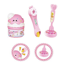 Cute Hamburger Ramen Desktop Ornament, Compatible with Kids' Toy Sets, 1pc Food-Themed Pudding Set for Girls