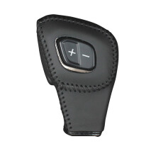 Car Gear Shift Knob Cover Leather Waterproof Black