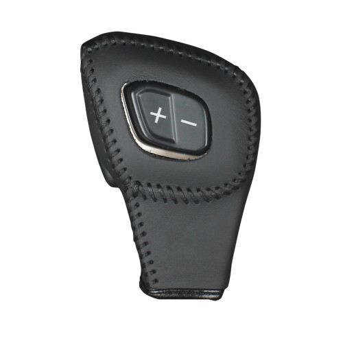 Car Gear Shift Knob Cover Leather Waterproof Black