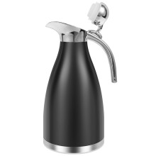 2L Stainless Steel Thermal Coffee Carafe, Vacuum-Insulated, Leakproof – Compatible with Home Use