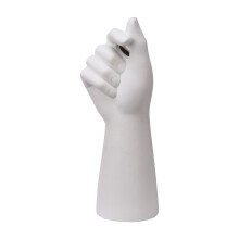 Ceramic Hand Vase, Elegant Modern Aesthetic Decor For Living Room, Unique Body Shaped Vase As Perfect Gift Option