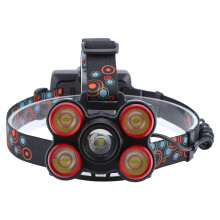Lampe frontale LED rechargeable multimode, étanche, idéale pour la pêche et le vélo en extérieur, avec mise au point réglable et confort