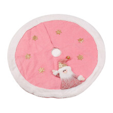 Reversible Faux Fur Tree Skirt, Adds A Stylish Look To Holiday Decorations For Home Living Room Bedroom Garden Bar Hotel Office Supermarket (1PCS)