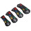4Pcs Skull PU Golf Head Covers One Size Black 15