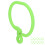 Double Loops Design Durable Cattle Nose Ring Plastic Traction Ring for Livestock Control with Smooth Edge Protection 2