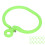 Double Loops Design Durable Cattle Nose Ring Plastic Traction Ring for Livestock Control with Smooth Edge Protection 5