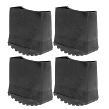 4St Ladder Voetbeschermers Rubber Antislip Voor Veilige Thuisladder