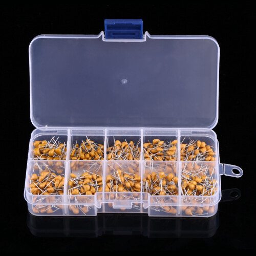 Surface Marked With Plastic Storage Box Multilayer Monolithic Ceramic Capacitor Wide Capacitance Compact Design High Capacitance Assortment Kit 2
