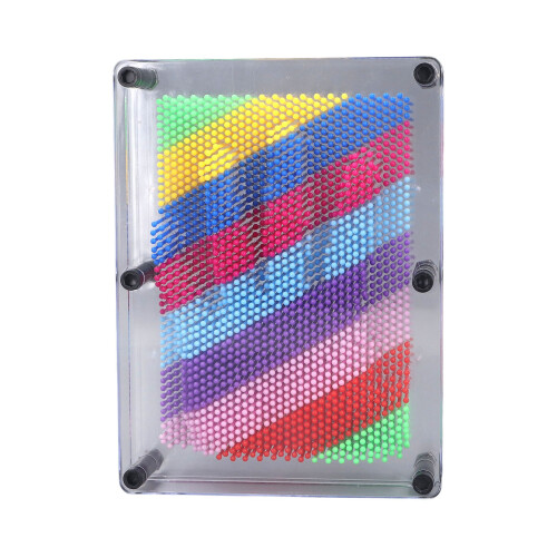 3D Pin Art Board Toy 442g Clear Frame 20x14.8cm 2