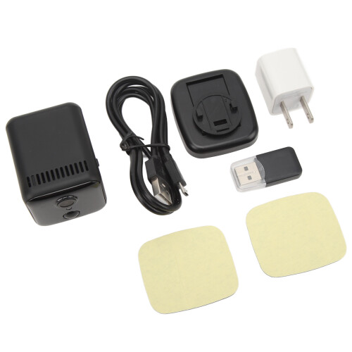 Local Storage Device Sharing WiFi Hidden Spy Camera Wireless Indoor Security Camera Nanny Cam Pet Camera Night Vision Function Memory Card Support 1