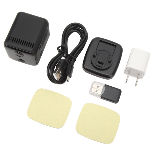 Local Storage Device Sharing WiFi Hidden Spy Camera Wireless Indoor Security Camera Nanny Cam Pet Camera Night Vision Function Memory Card Support 2