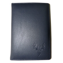 (Navy) Stag Passport & Card Holder