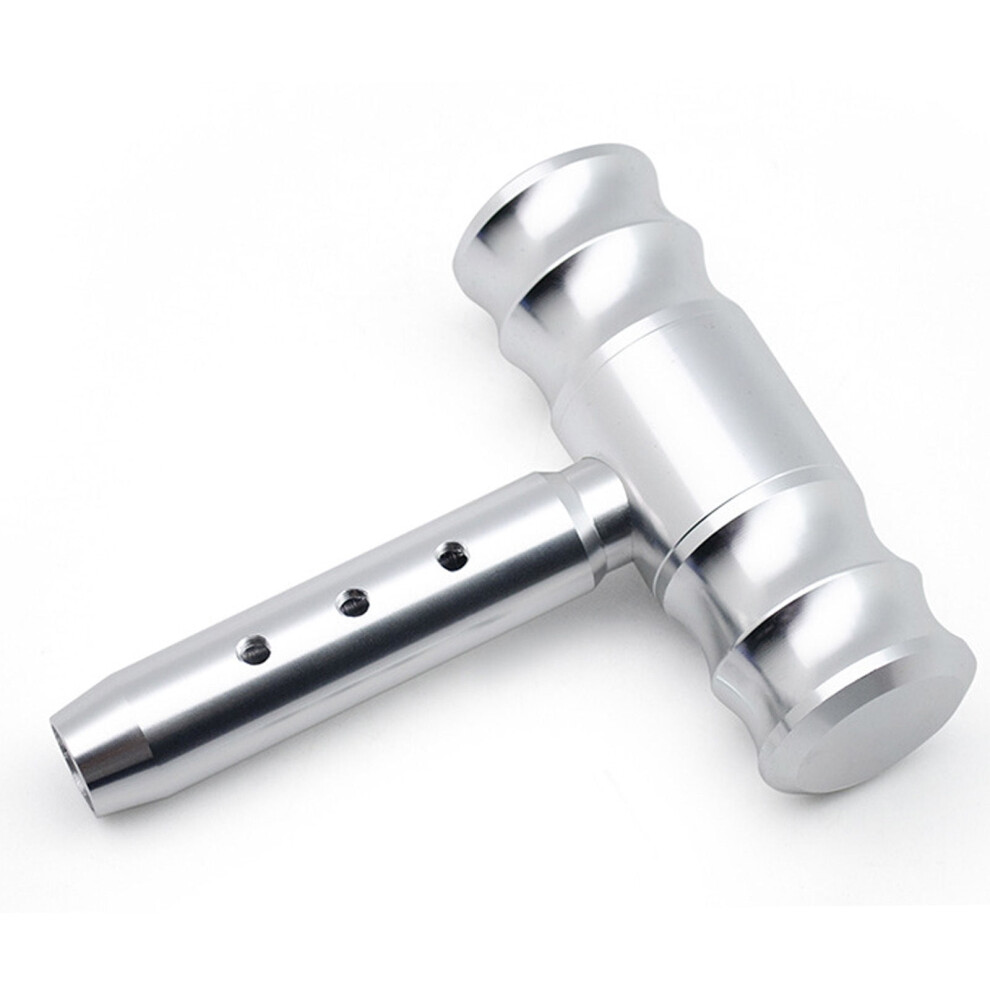 T-Handle Gear Shift Knob Aluminum Alloy Silver 9122141595182