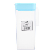 Carafe à eau bleue HEMOTON en polypropylène, idéale pour la maison, parfaite pour l'eau froide et les boissons, grande capacité.