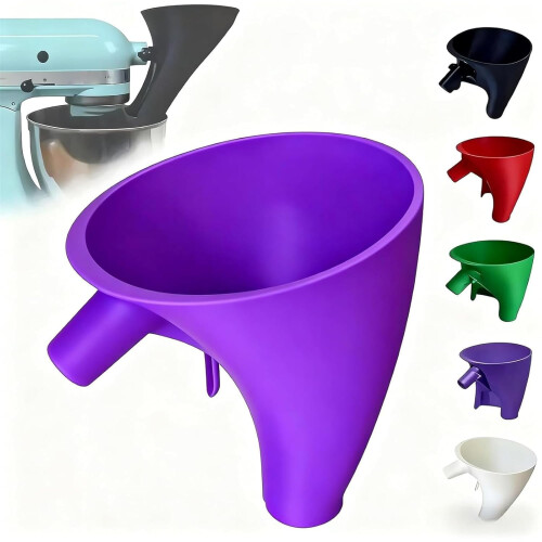 Χωνί αλευριού για μίξερ Kitchen Aid, εξάρτημα μίξερ βάσης με Artisan Ksm150 για εύκολο