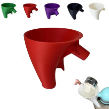 Entonnoir à farine pour robot KitchenAid – Compatible avec le modèle Artisan KSM150 à tête inclinable de 5 pintes, pour verser la farine et les