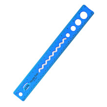 30cm/12inch Flexible Ruler,Rubber Plastic Ruler,Bendable Rulers,Shatterproof Straight Edge Ruler Soft Ruler Blue