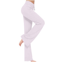 Pantaloni de yoga pentru femei cu talie înaltă, croială tip bootcut, cu buzunare, colanți evazați, mărime mare, compatibili cu yoga și ținute