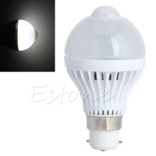 Ampoule infrarouge B22 110V/220V 18 LED avec détecteur de mouvement PIR, économie d'énergie, 5W
