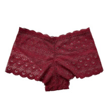 Women Boxer Briefs Anti-Lighting Full Lace Safety Pants