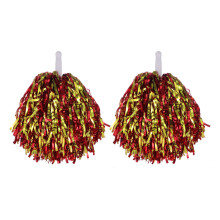 Pompon da cheerleader con manico in plastica, confezione da 2