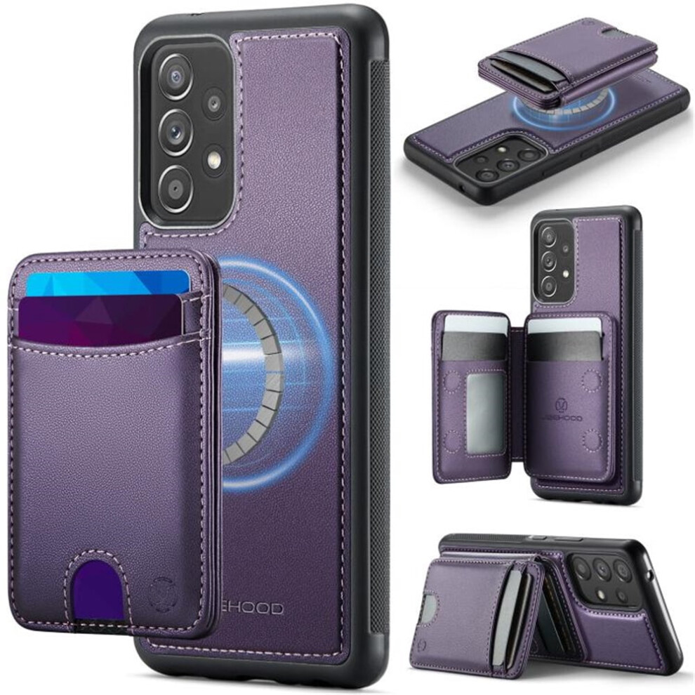 Jeehood Samsung Galaxy A53 5G Case Pu Leather Rfid Purple 9122141669203