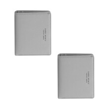 Leather RFID-blocking credit card holder for women,