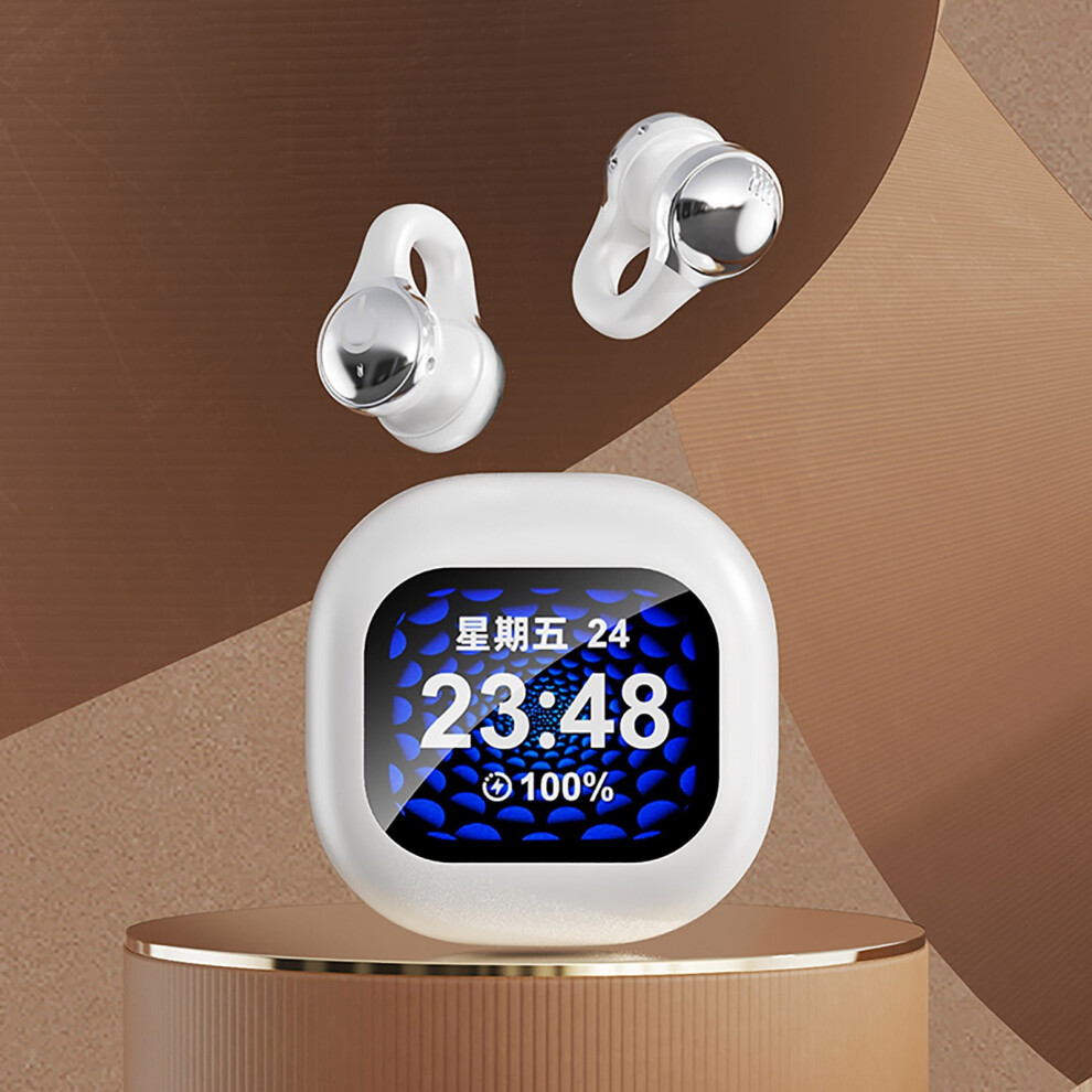 True Powerful Bluetooth 5.4 Open Ear Earbuds Ipx5 Waterproof Wireless Headphones For Sports 9193271111306