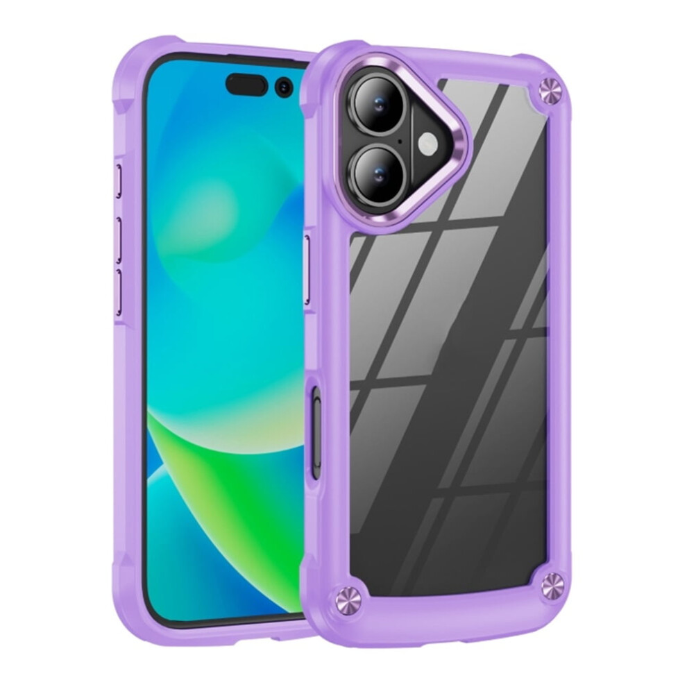Iphone 16 Plus 6.7 Inch Case With Airbag And Alloy Purple 913211579602