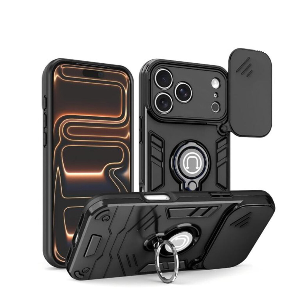Iphone 17 Pro Heavy Duty Shockproof Case With Slide Camera 913211581704