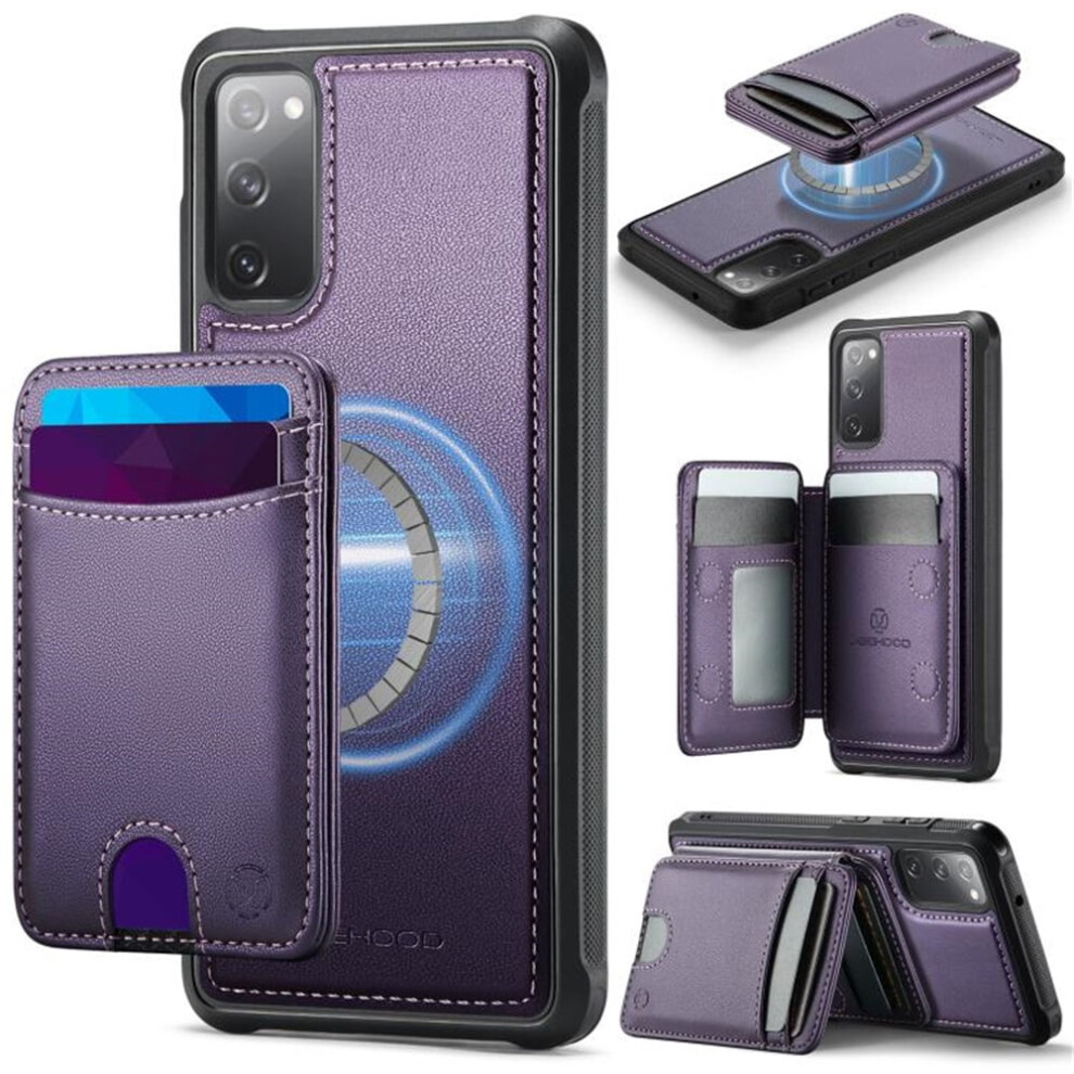 Jeehood Samsung Galaxy S20 Fe Case Pu Leather Rfid Purple 913211581766