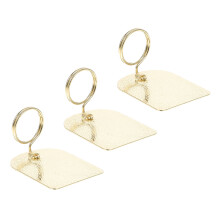 Sign Clips 3pcs Metal Rectangular For Shop Retail Use