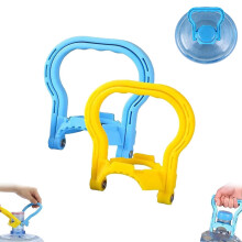 2PCS Anti Slip Water Lifter, Heavy Duty Water Bottle Lifter with Ergonomic Wide Handle & Adjustable Ring for 5 Gallon Jugs, Easy Grip Carrier