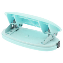 3Pcs Adjustable Green Silicone Metal Hole Puncher for Office Paper