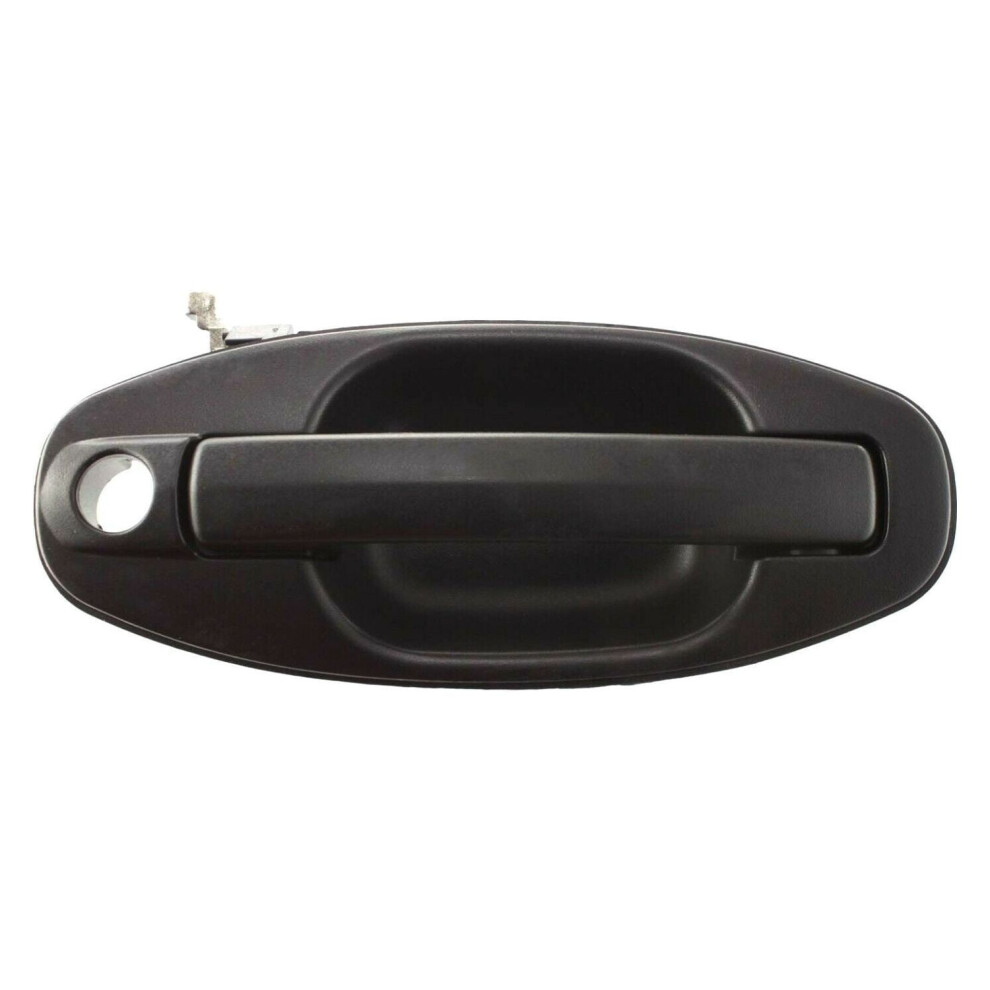 Exterior Front Right Car Door Handle With Key Hole For Hyundai Santa Fe (2001Â2006), Compatible With Gl/Lx/Gls/Base Models, Hy1311110 Black 9327961758155