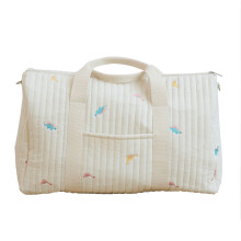 Lushandy Large Diaper Bag Tote, Cute Diaper Bag Puffer Travel Diaper Bag with Long Stap Maternity Hospital Bag Nurse Bag,1pc